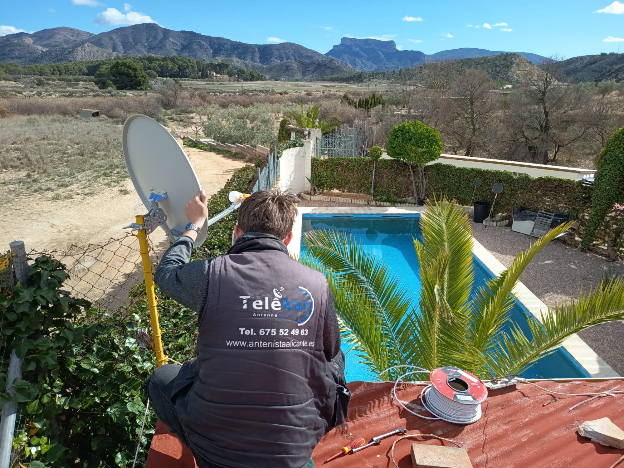 instalar reparar antena parabólica Elda