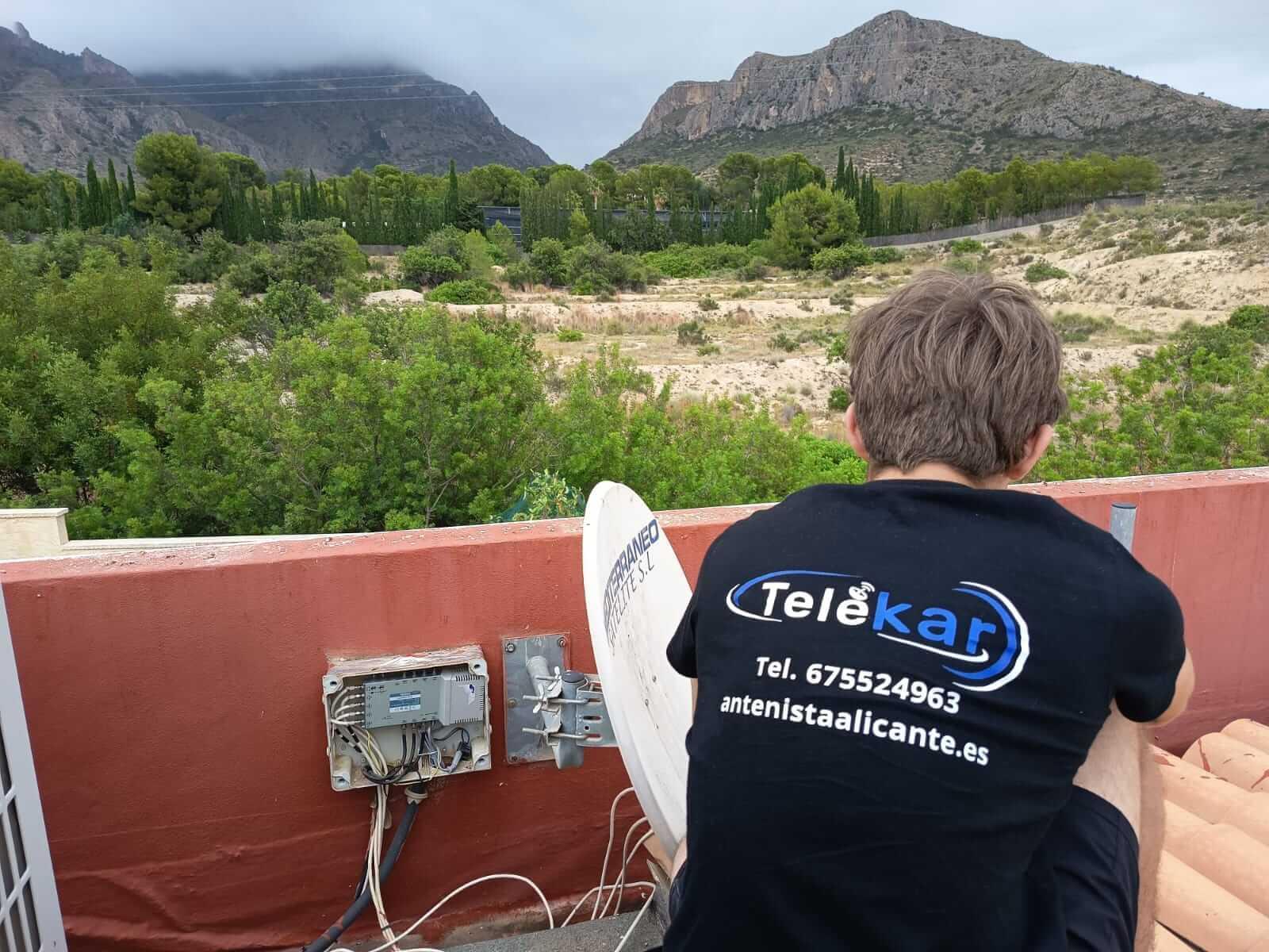 Antenista Busot Telekar - instalación Multiswitch parabólica