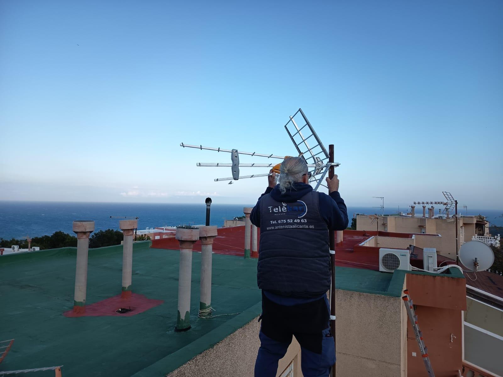 Antenista Gran Alacant Telekar instalar antena TV