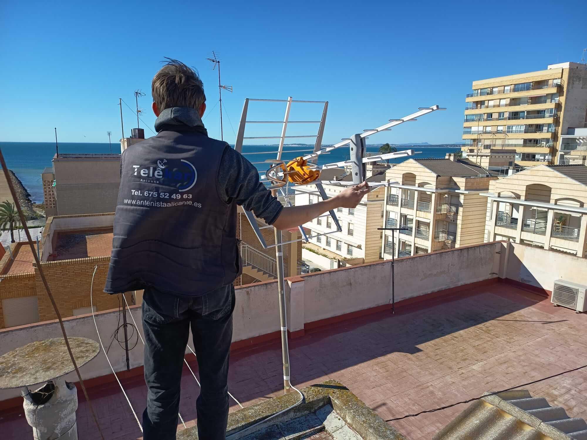 Instalar, reparar antenas TV Santa Pola - antenistas telekar