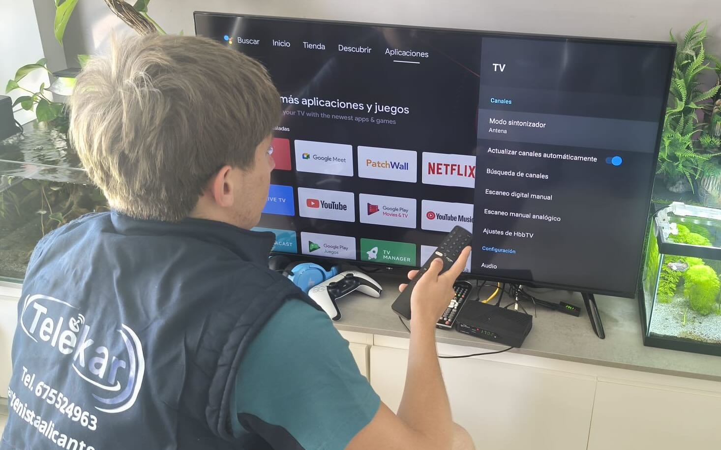 como sintonizar canales tv, como configurar canales tv