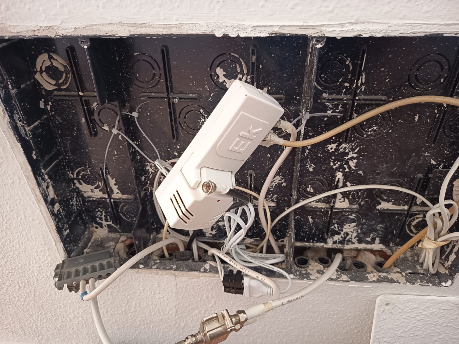 amplificador dañado