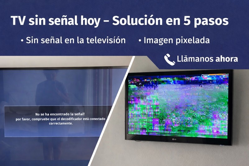 tv sin se&ntilde;al hoy